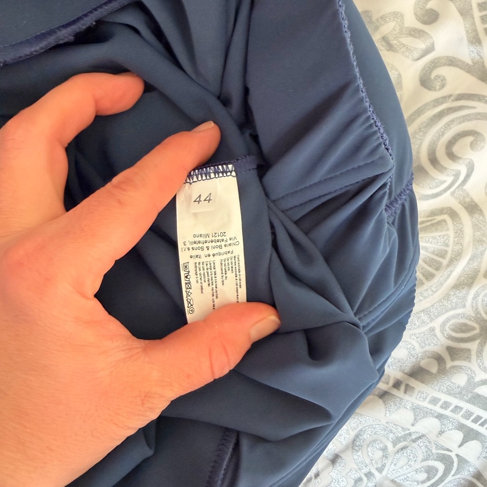 Chiara Boni Navy Dress size 8 - Picture 7 of 9